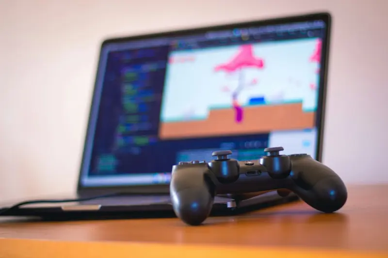 ゲームのコントローラーとパソコン