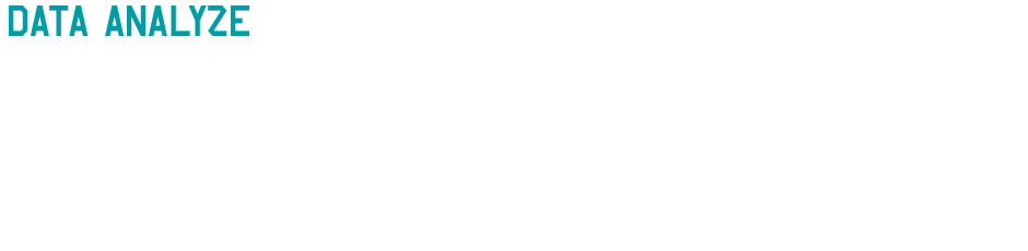 DATA ANALYZE ひとつの設計図・3つのチーム。表現はつくり手によって、変わる。