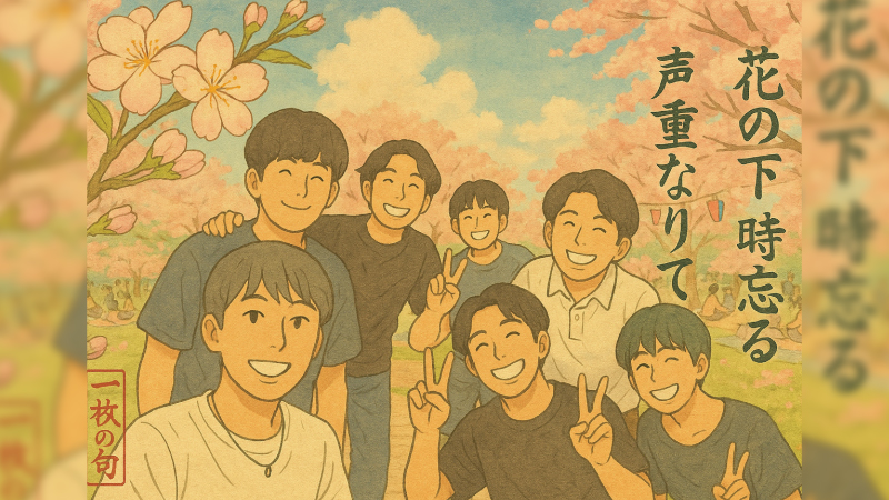 思い出を俳句に変えるAI体験アプリ「一枚の句」